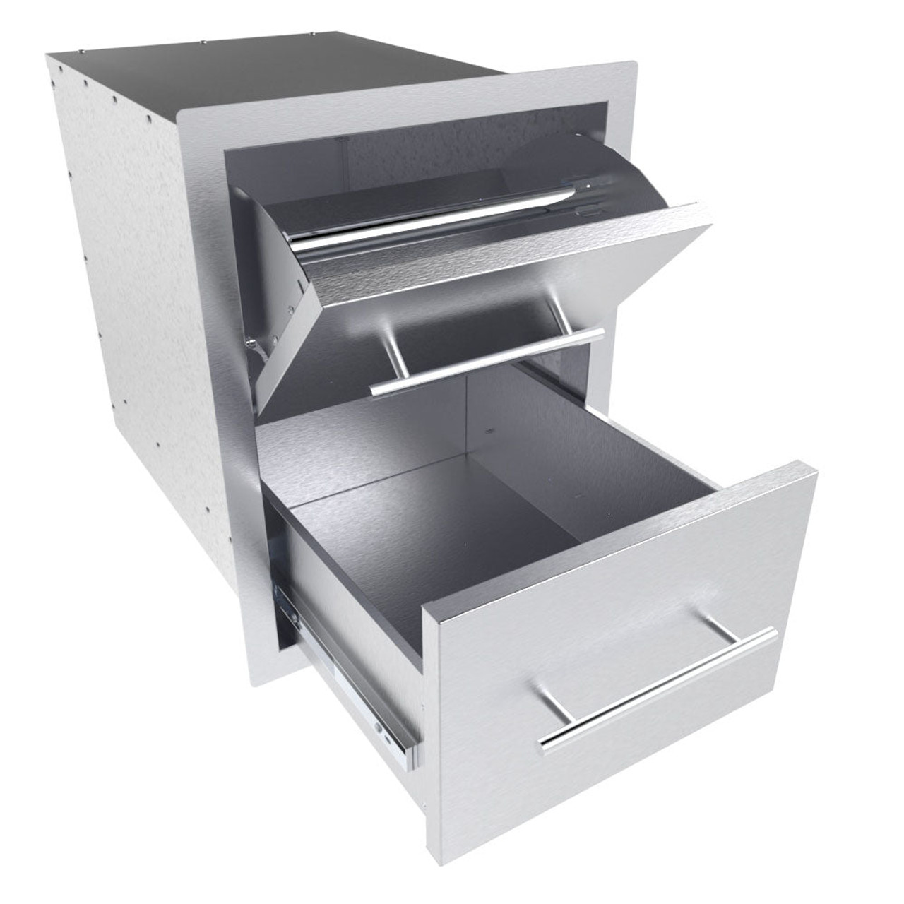 Sunstone 16 Inch Texan Series Swivel Paper Towel Holder and Single Extra Large Drawer - TEX-16PCD