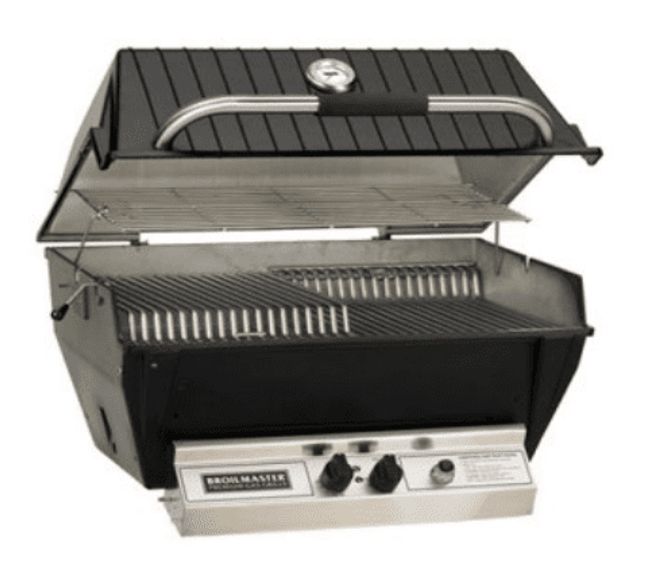 Broilmaster Premium - 24-Inch 2-Burner Built-In Grill - Liquid Propane Gas - P4X
