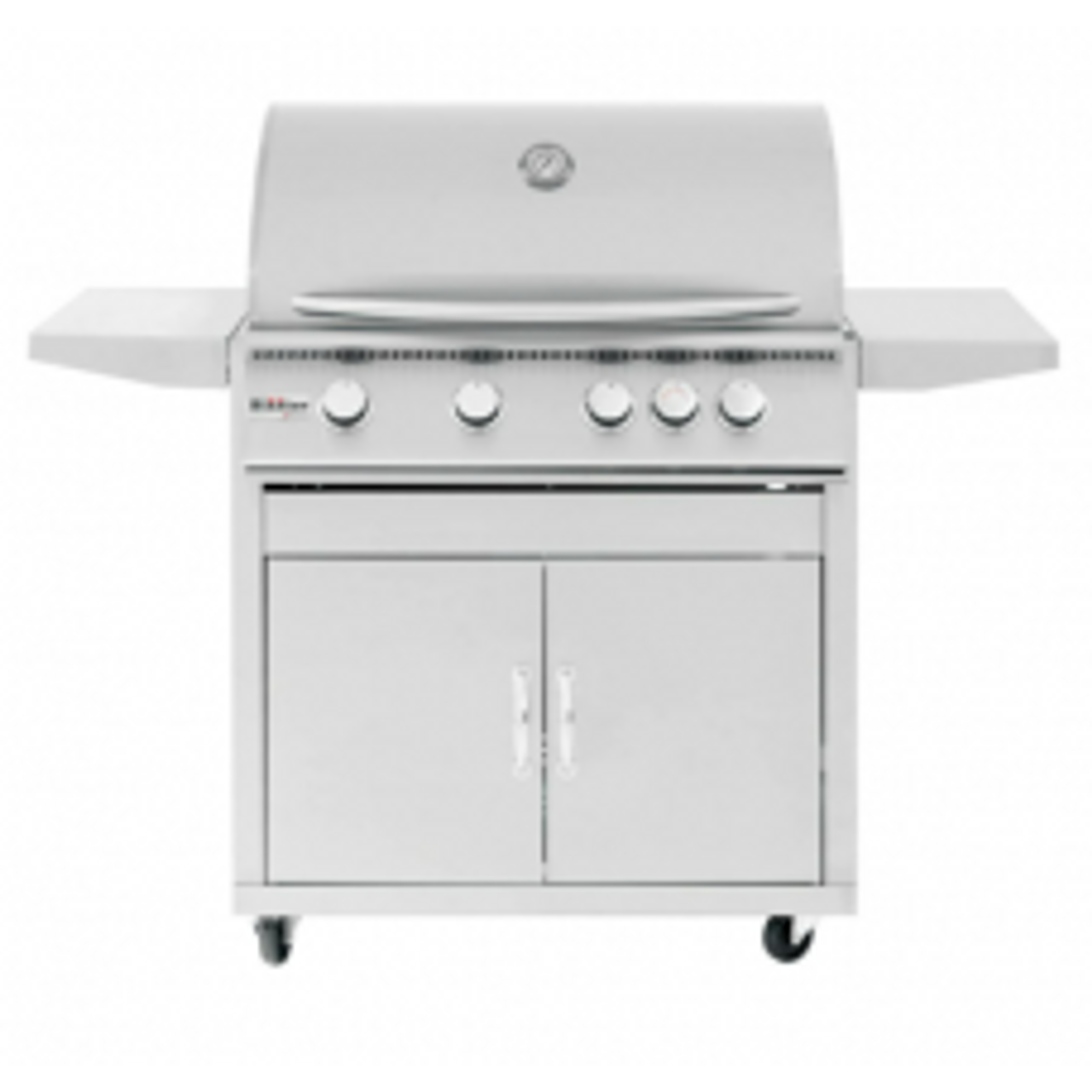 Summerset Sizzler - 32-Inch 4-Burner Freestanding Grill - Liquid Propane Gas with Rear Infrared Burner - SIZ32-LP + CART-SIZ32
