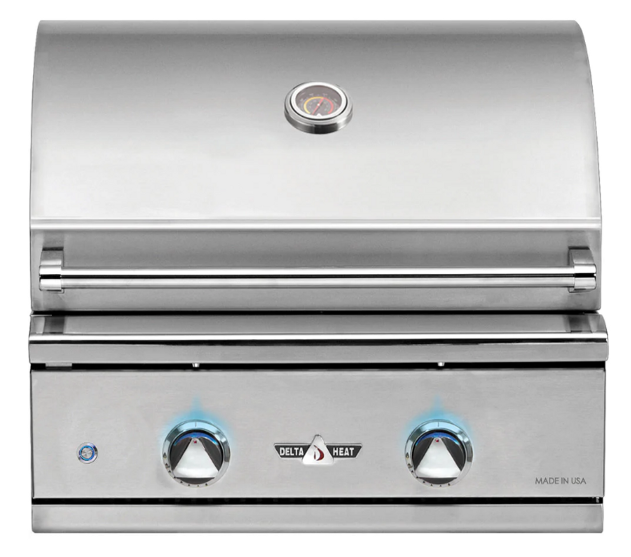 Delta Heat - 26-Inch 2- Burner Built-In Grill Natural Gas - DHBQ26G-DN