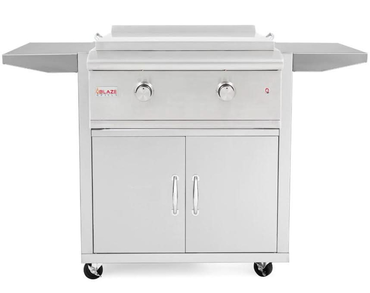 Blaze Premium LTE - 30-Inch Freestanding Griddle - Liquid Propane Gas With Lights - BLZ-GRIDDLE-LTE-LP + BLZ-GRIDDLE-CART-SC