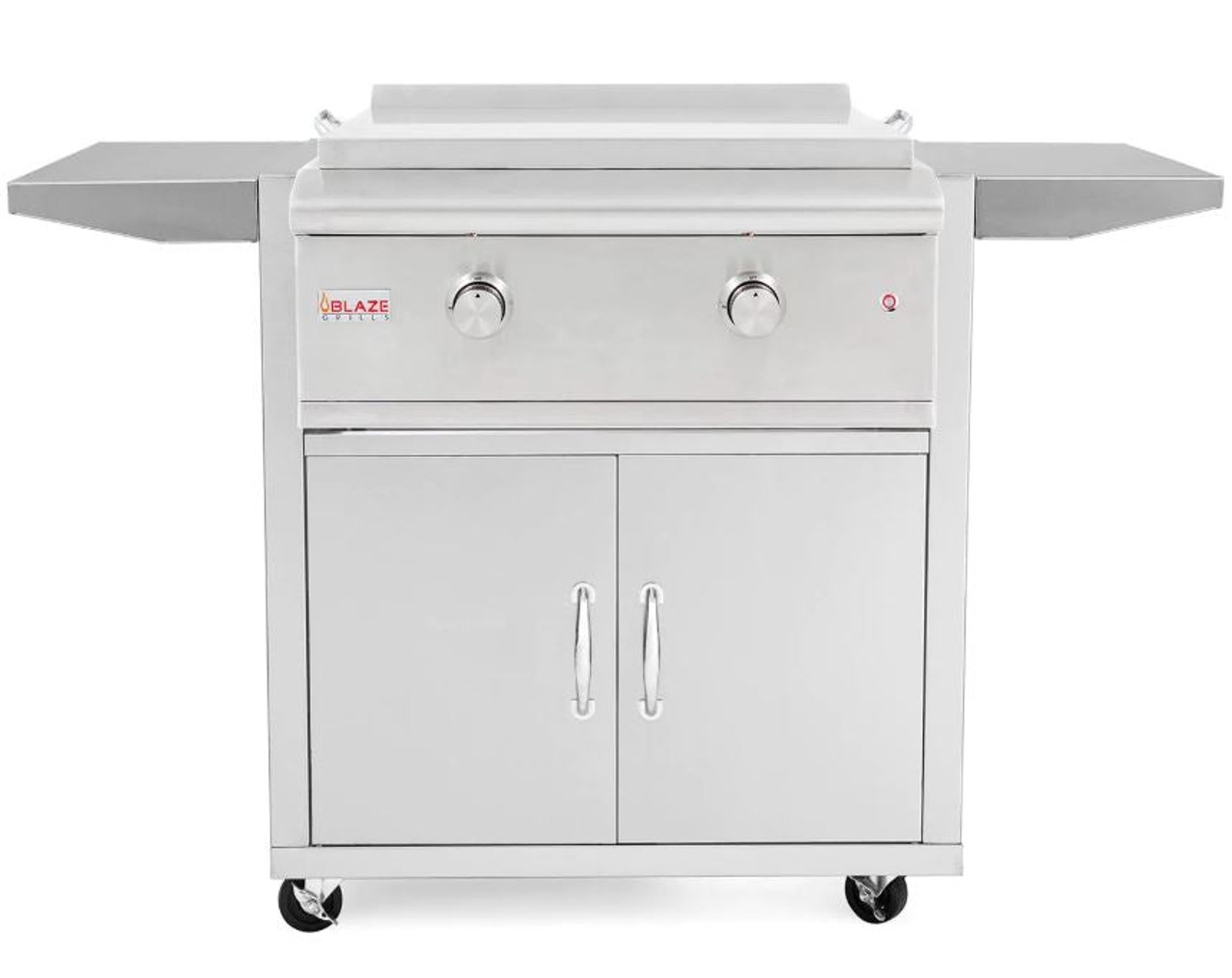 Blaze Premium LTE - 30-Inch Freestanding Griddle - Liquid Propane Gas With Lights - BLZ-GRIDDLE-LTE-LP + BLZ-GRIDDLE-CART-SC