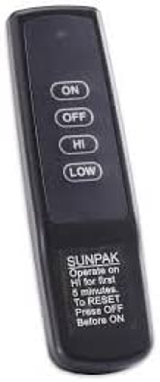 Sunpak Black Two Stage 25,000 And 34,000 BTU Heater Includes Black Mounting Kit - S34 B TSR