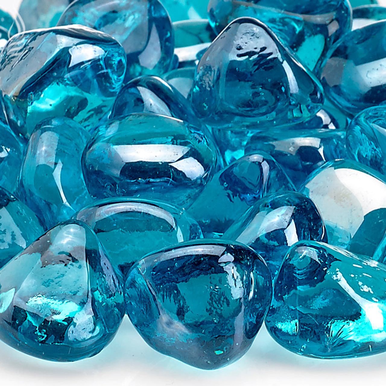 American Fire Glass Powder Blue Luster, 10 lb. Jar Zircon Luster - ZIRPWDBLLST10J
