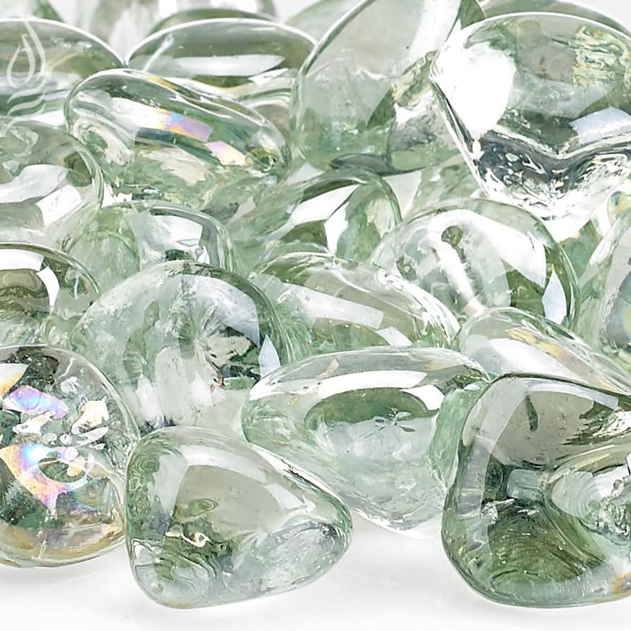 American Fire Glass Rain Drop Luster, 10 lb. Jar Zircon Luster - ZIRRNDRPLST10J