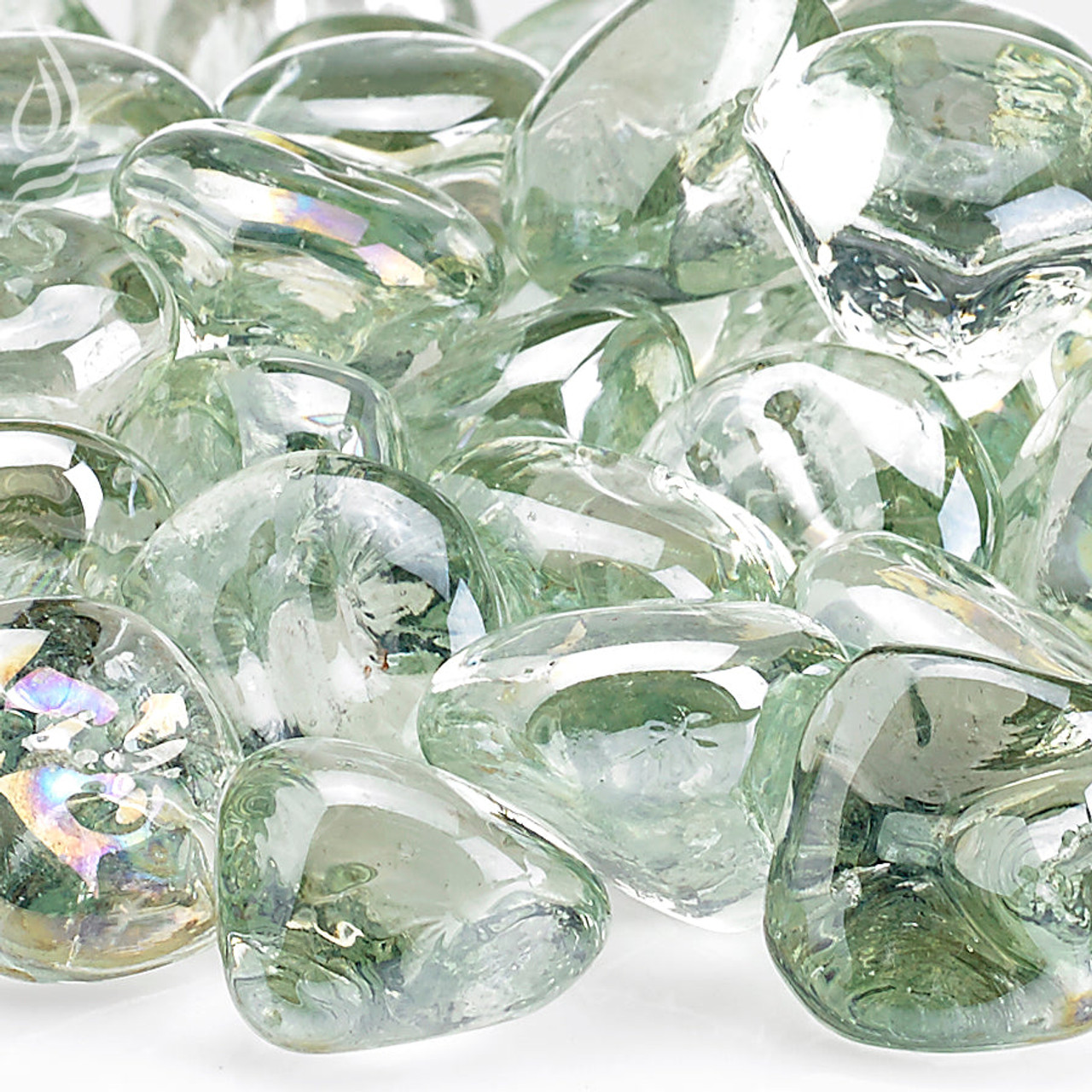 American Fire Glass Rain Drop Luster, 10 lb. Jar Zircon Luster - ZIRRNDRPLST10J