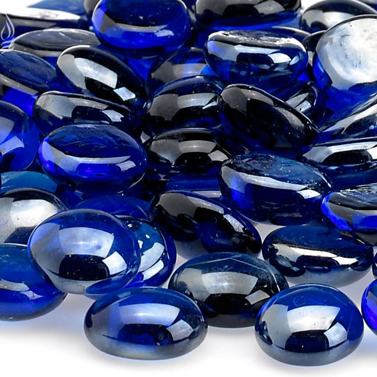 American Fire Glass Royal Blue Luster, 10 lb. Jar Fire Beads - FBROYLST10J