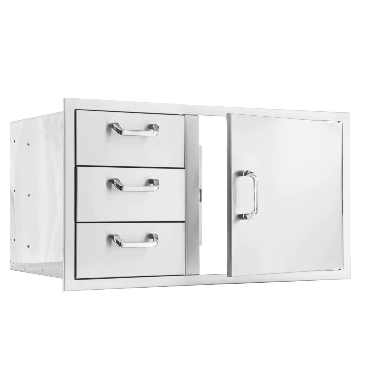 PCM 260 Series 39 Inch Access Door & Double Drawer Combo (Reversible) - BBQ-260-DDC-39