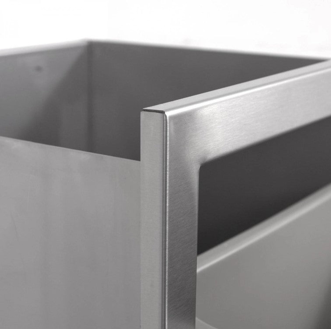 PCM 350 Series 20 Inch Roll Out Double Trash/Recycling Bin - BBQ-350-TREC-DRW