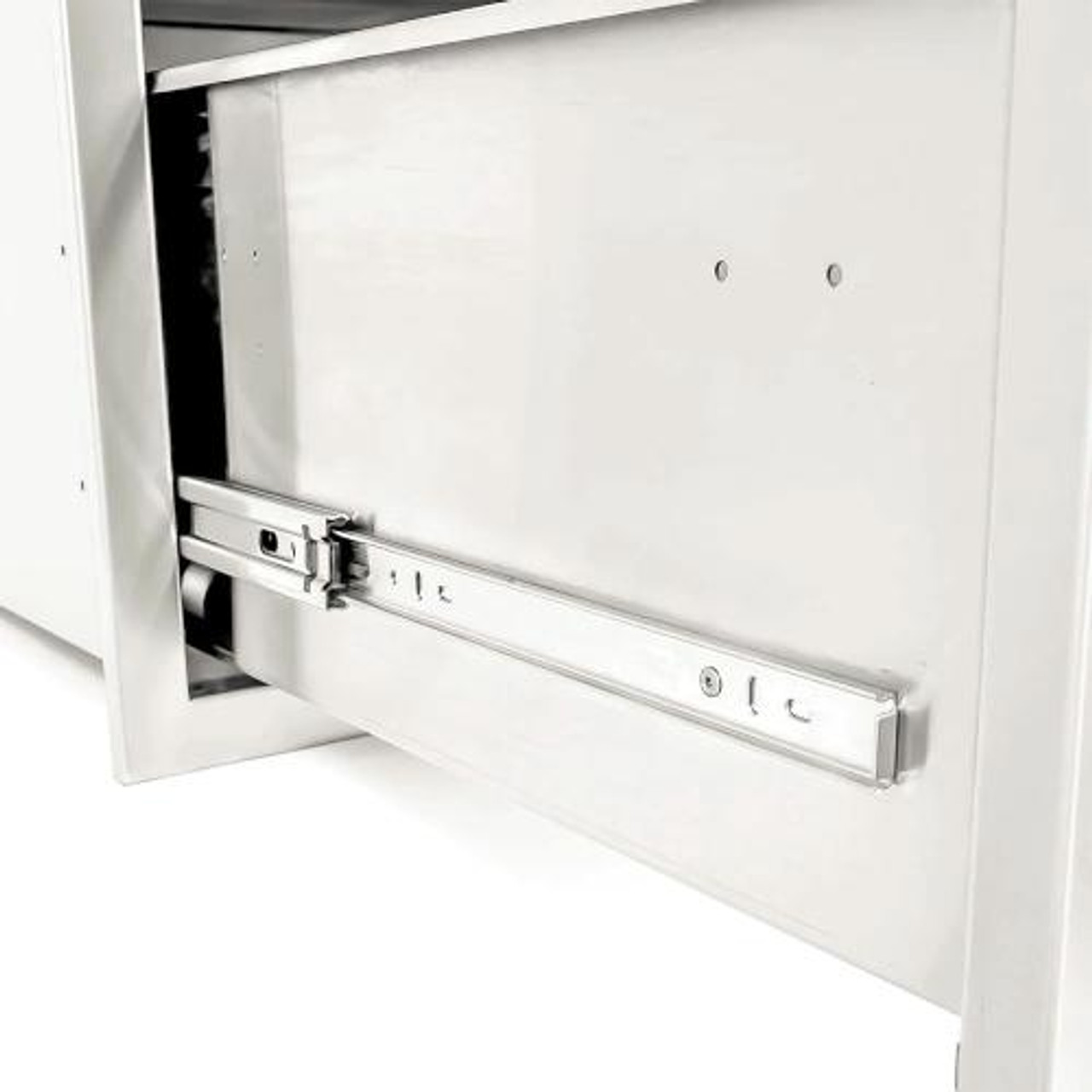 PCM 260 Series 20 Inch Roll Out Trash/Liquid Propane Gas Tank Drawer - BBQ-260-TRLP-DRW