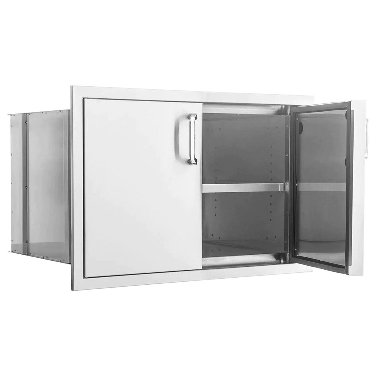 PCM 260 Series 32 Inch Sealed Dry Storage Pantry With Shelf - BBQ-260-DRY-STG