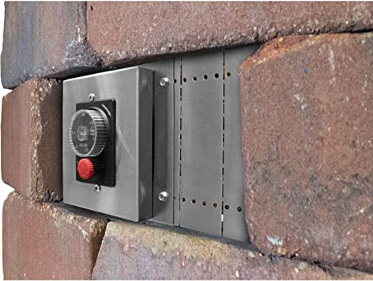 Summerset Control Panel designed for use SRW/Architectural Block/Pavers to house ESTOP1 0H and ESTOP2 5H Timers. - ESTOP-CP-KIT