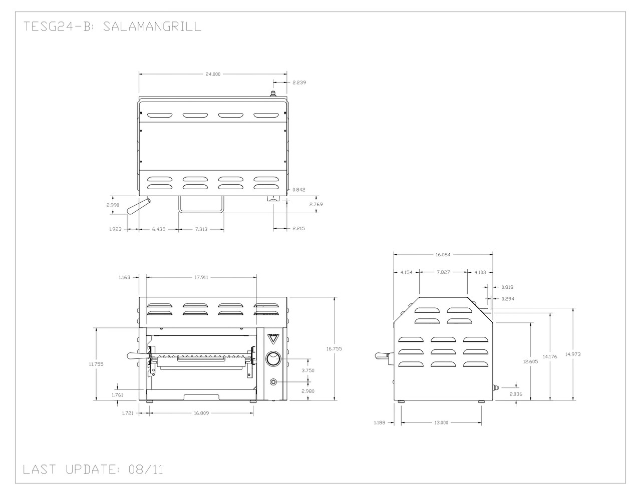 Twin Eagles Salamangrill - 24-Inch 1-Burner - Liquid Propane Gas  - TESG24L