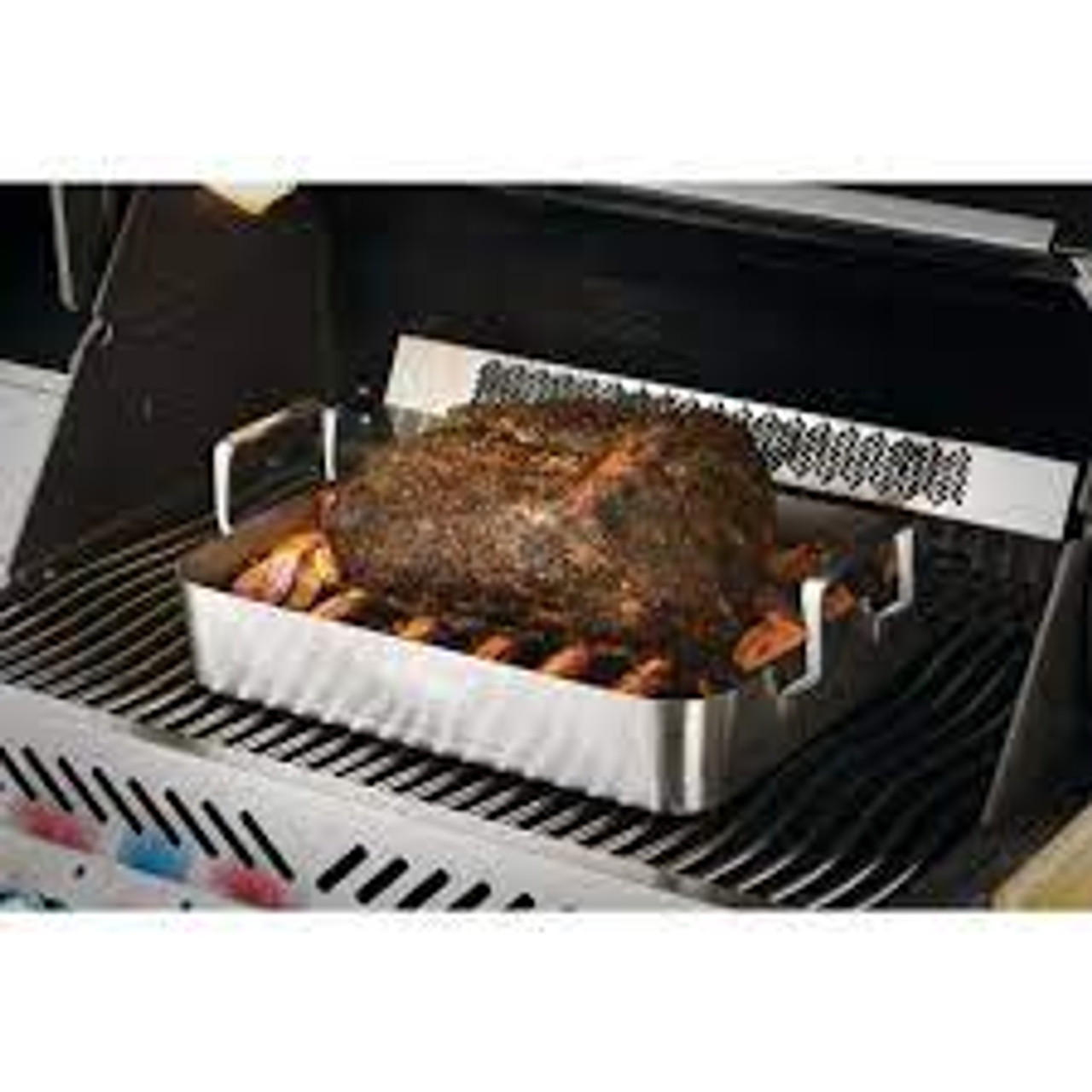 Napoleon Premium SS Roastingpan W/Bamboo Cut Board - 56033