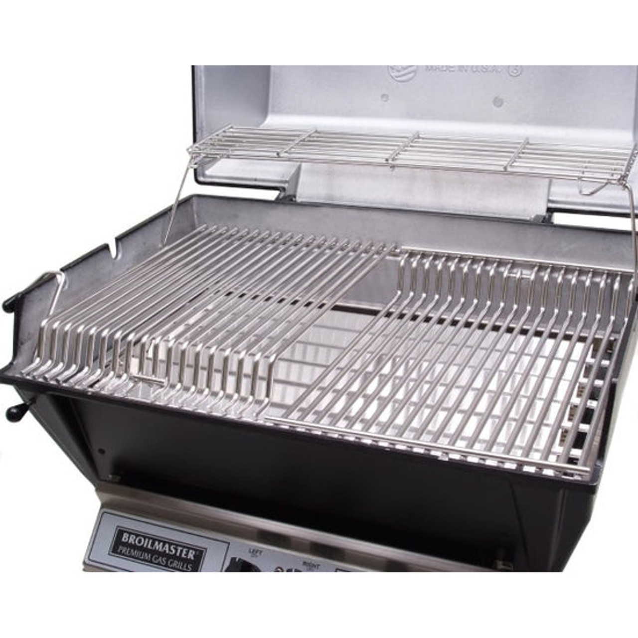 Broilmaster Premium Series-  24-Inch 2-Burner Built-In Grill with Standard Burners - Liquid Propane Gas - P4XF