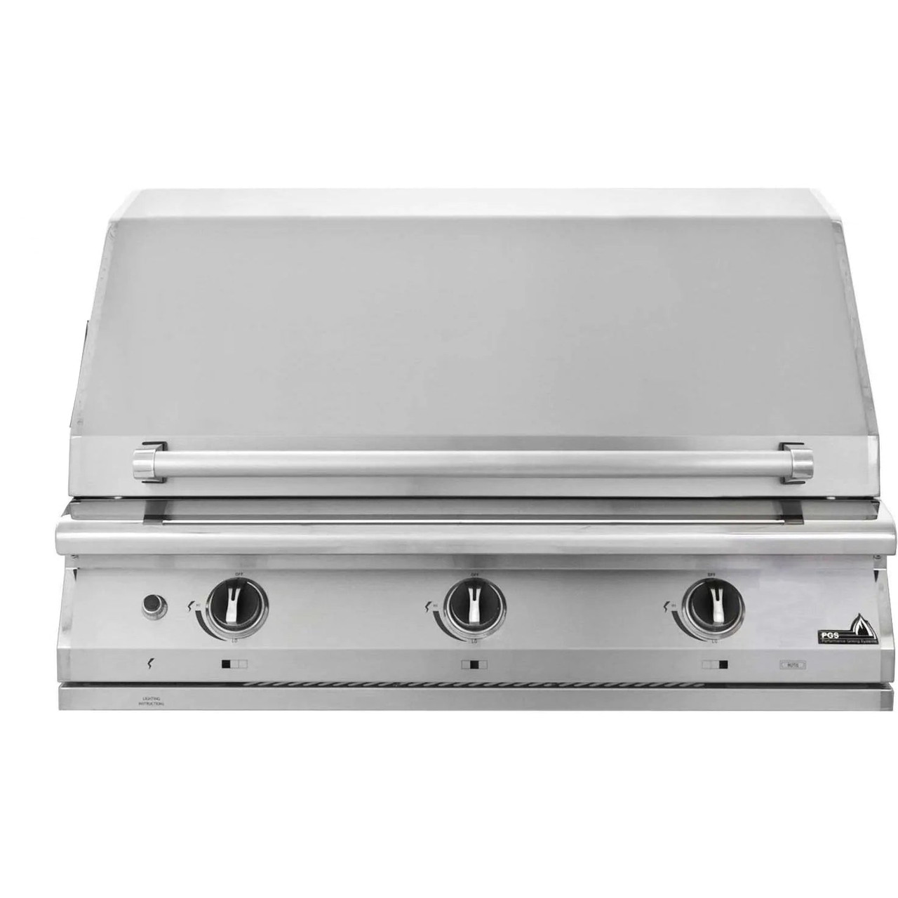 PGS Legacy Pacifica - 39-Inch 3-Burner Built-In Grill - Liquid Propane Gas - S36LP