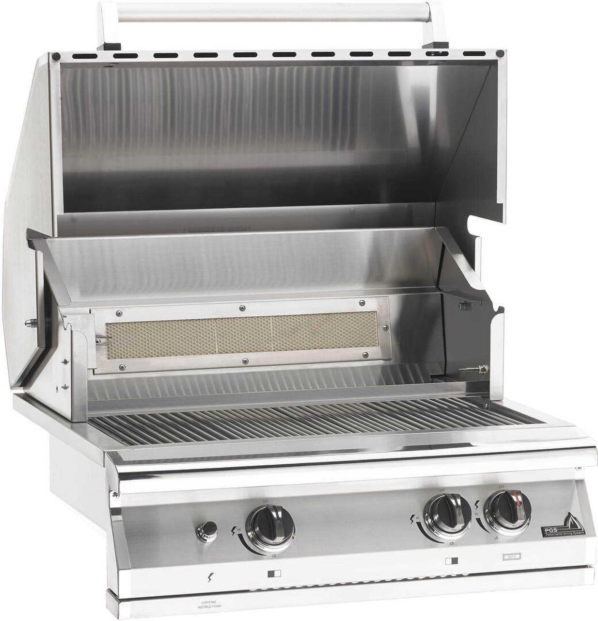 PGS Legacy Newport Gourmet - 30-Inch 2-Burner Built-In Grill - Liquid Propane Gas - S27RLP