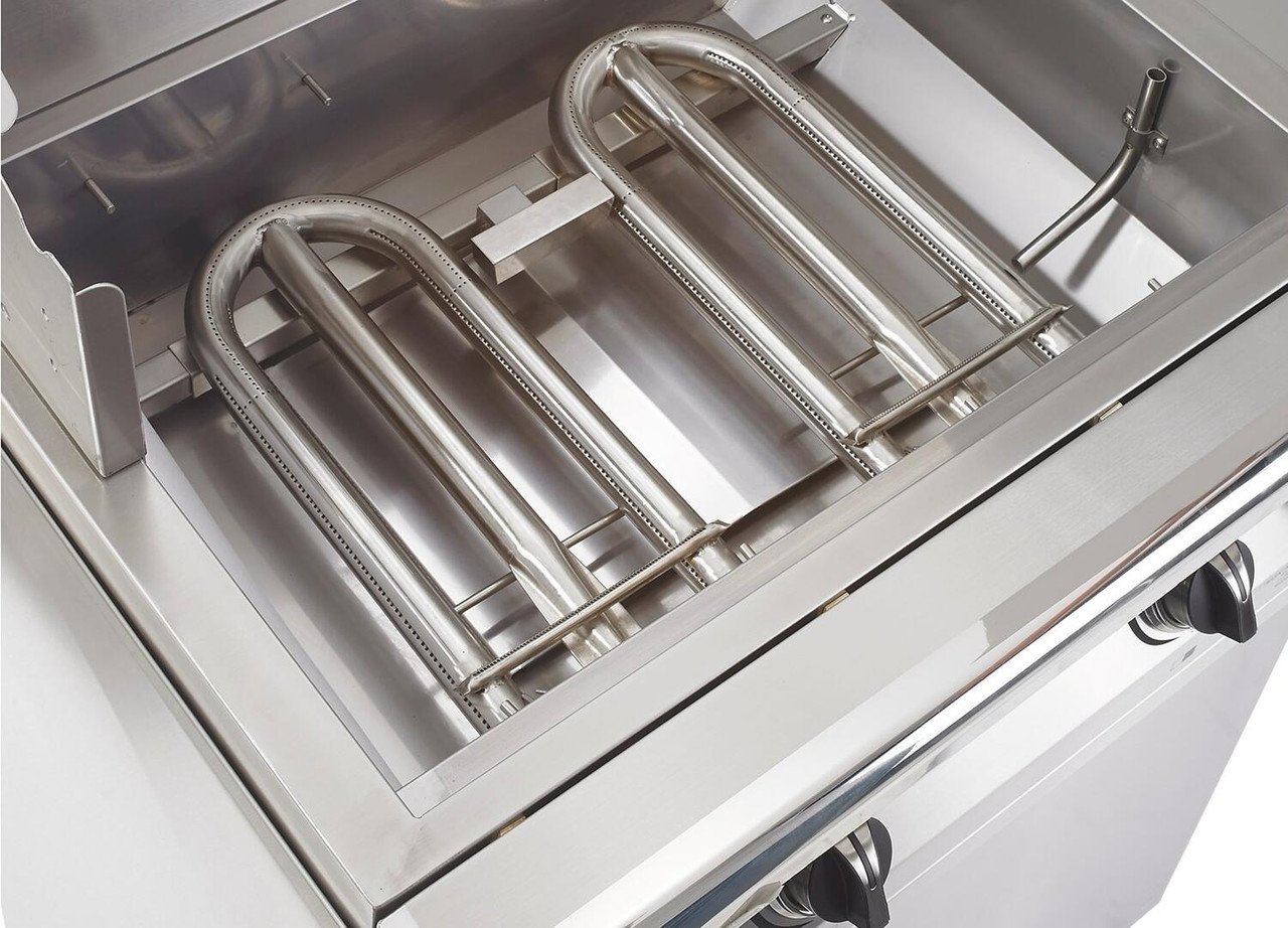 PGS Legacy Newport Gourmet - 30-Inch 2-Burner Built-In Grill with Rear Burner - Natural Gas - S27RNG