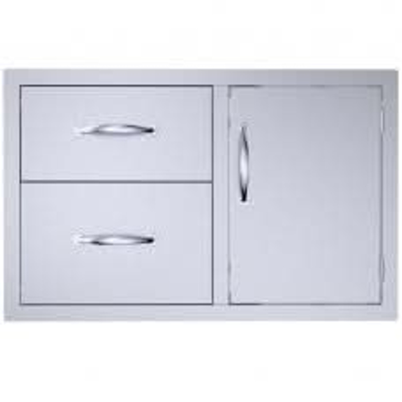 Sunstone 36" Classic Series Flush Style Double Drawer & Door Combo - C-DDC36