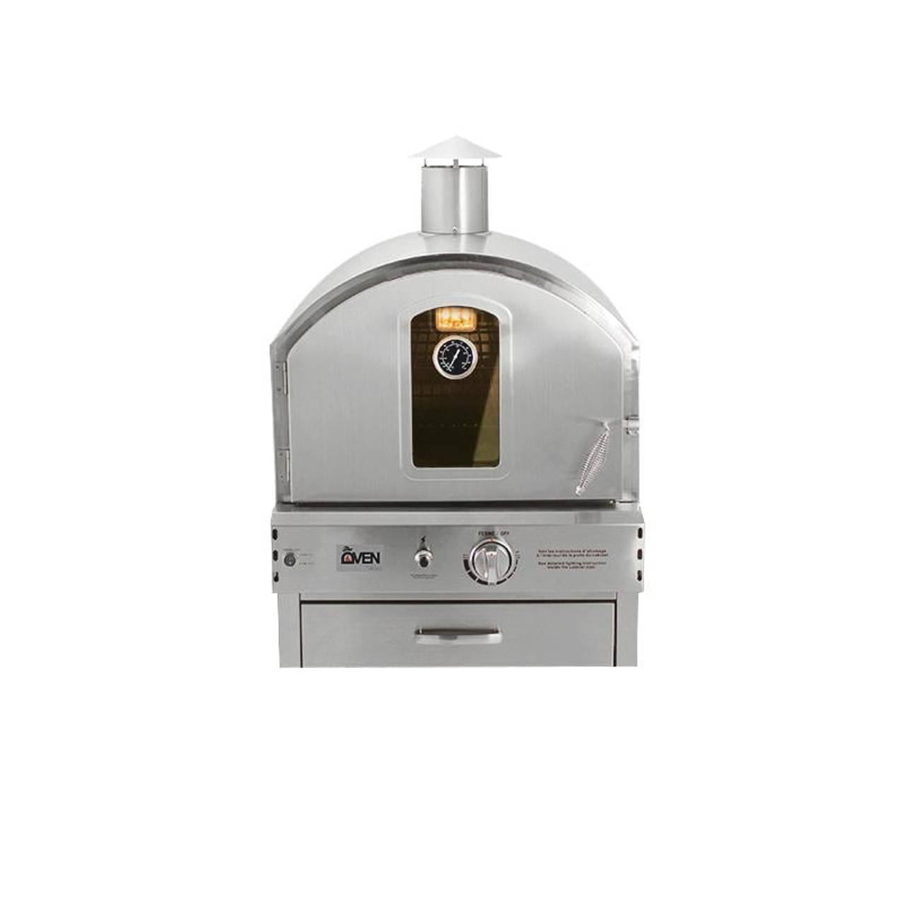 Summerset Built In / Countertop Liquid Propane Gas Outdoor Pizza Oven - SS-OVBI-LP