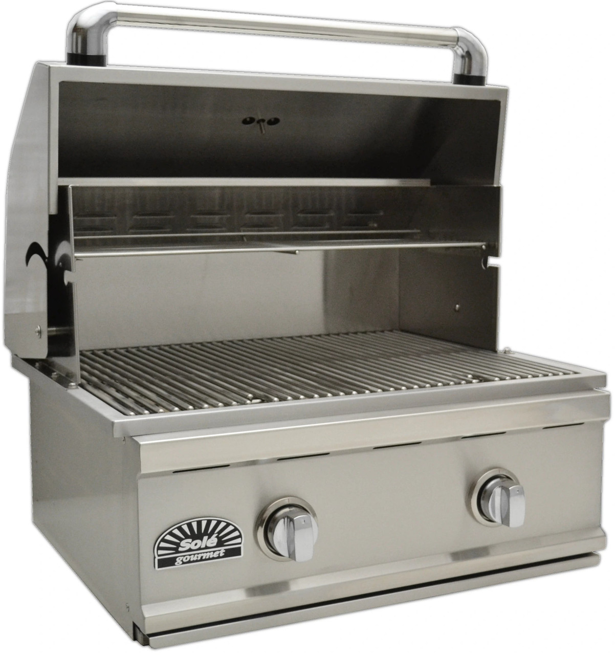Sole Gourmet TR Series - 26-Inch 2-Burner Built-In Grill - Liquid Propane Gas - 261BQTRLP