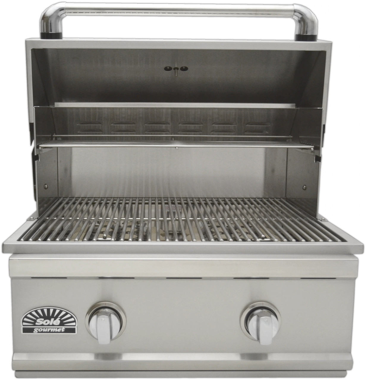 Sole Gourmet TR Series - 26-Inch 2-Burner Built-In Grill - Liquid Propane Gas - 261BQTRLP