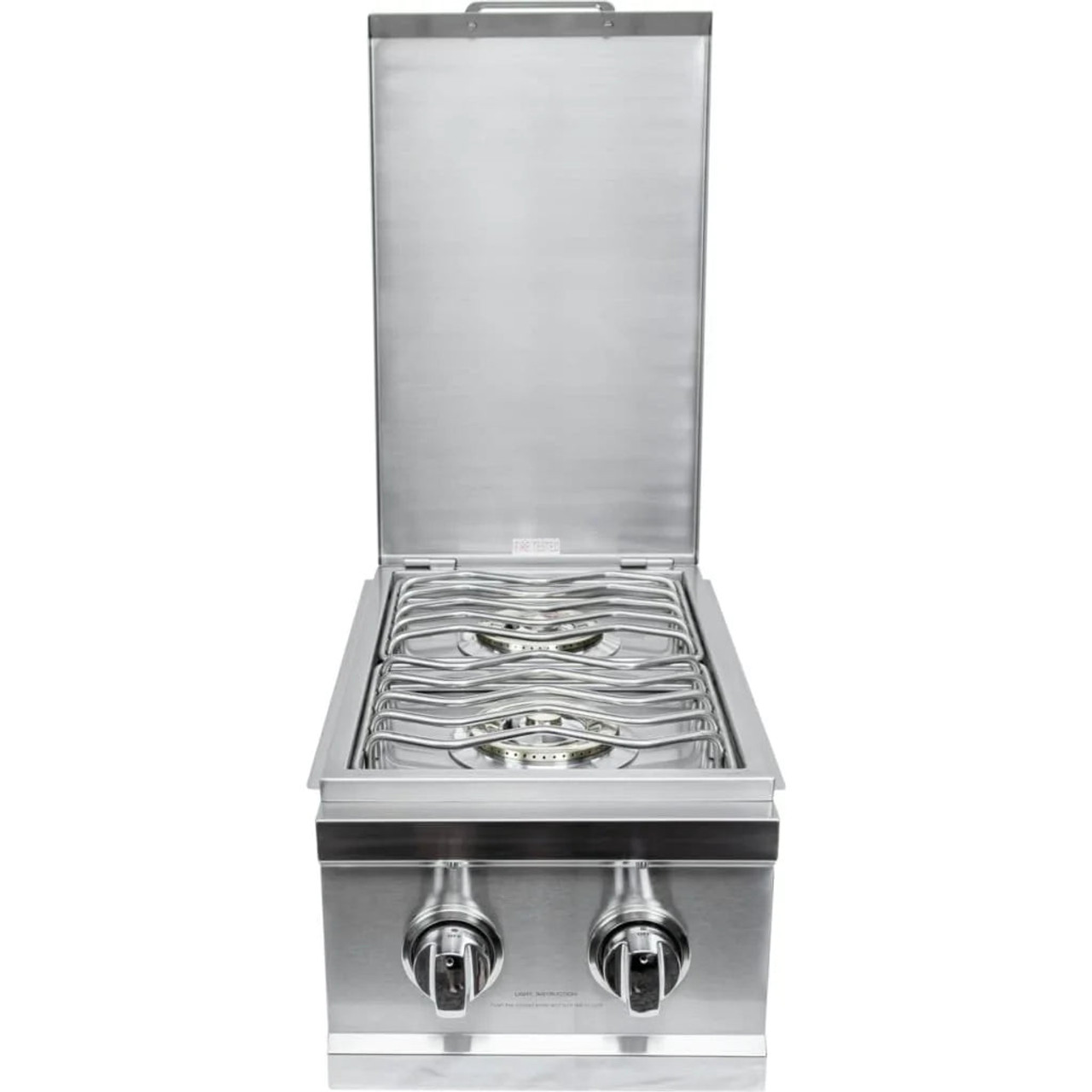 Sole Gourmet Built In Double Side Burner w/Lights Liquid Propane Gas - SB21LLP