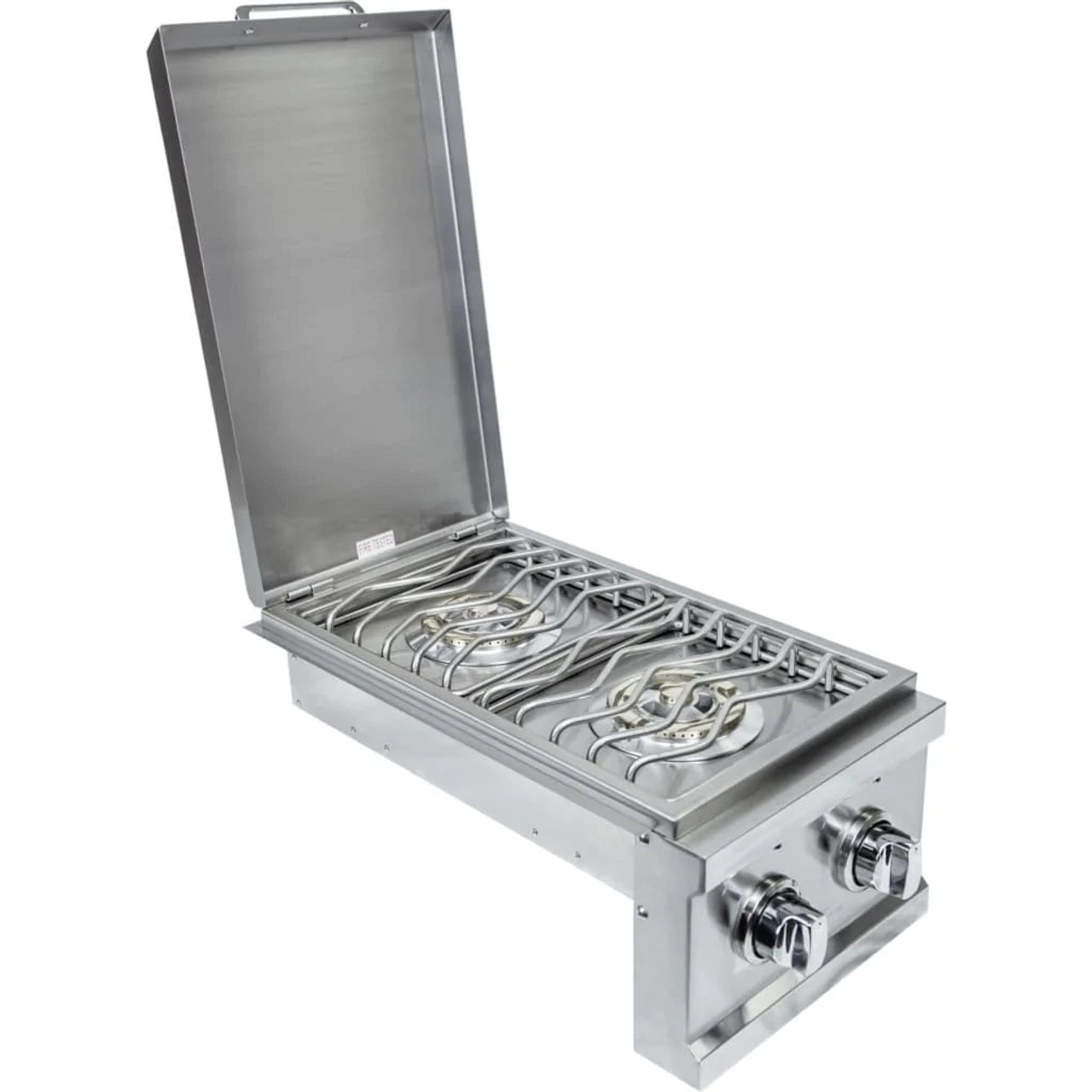 Sole Gourmet Built In Double Side Burner w/Lights Liquid Propane Gas - SB21LLP