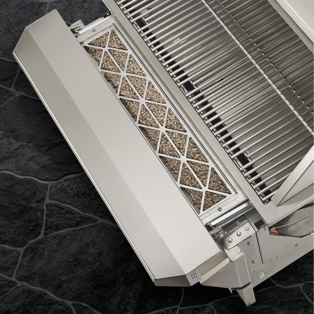 Twin Eagles Wi-Fi Controlled 36-Inch Built-In Stainless Steel Pellet Grill and Smoker - with Rotisserie - TEPG36R