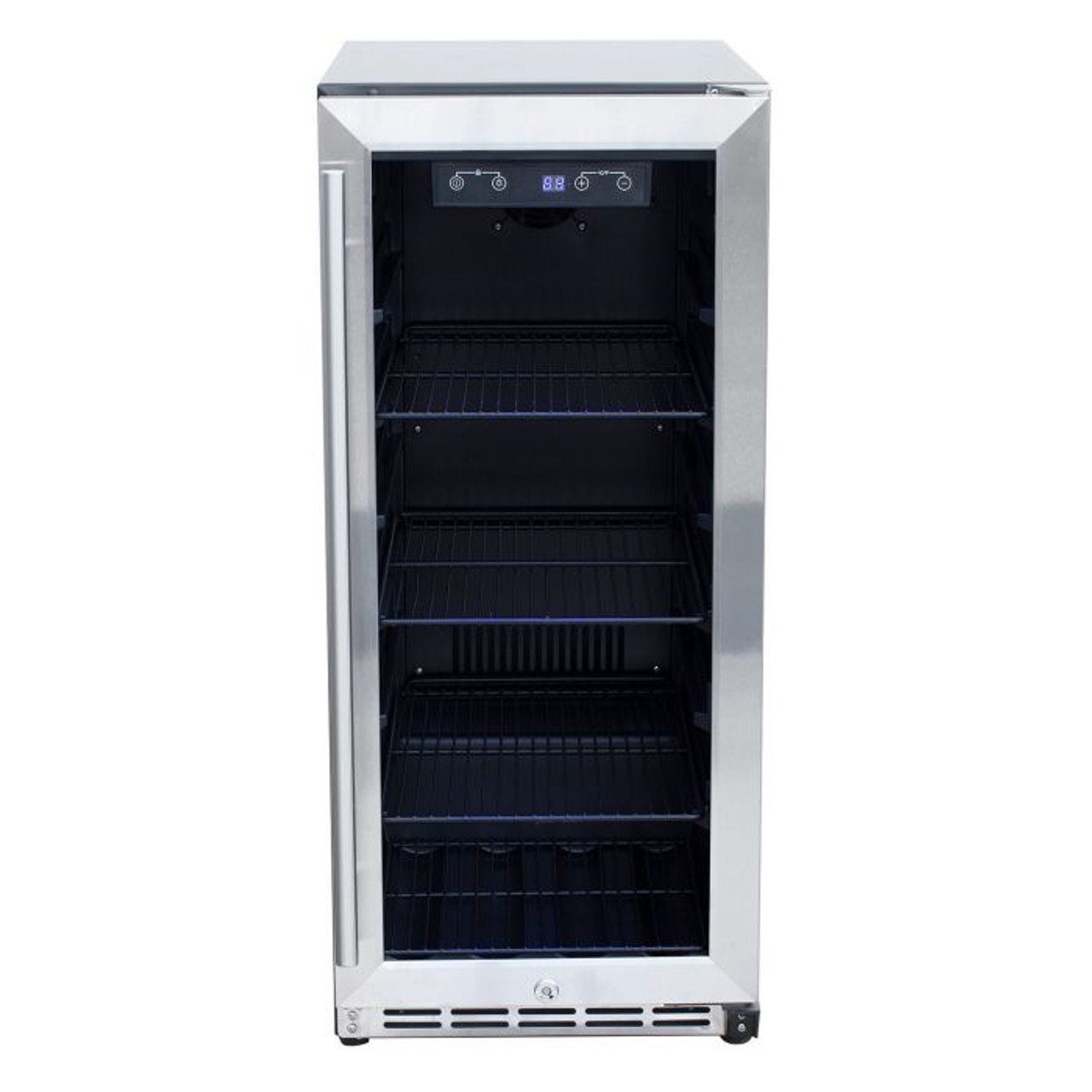 Summerset 15" 3.2C Outdoor Rated Fridge with Glass Door - SSRFR-15G