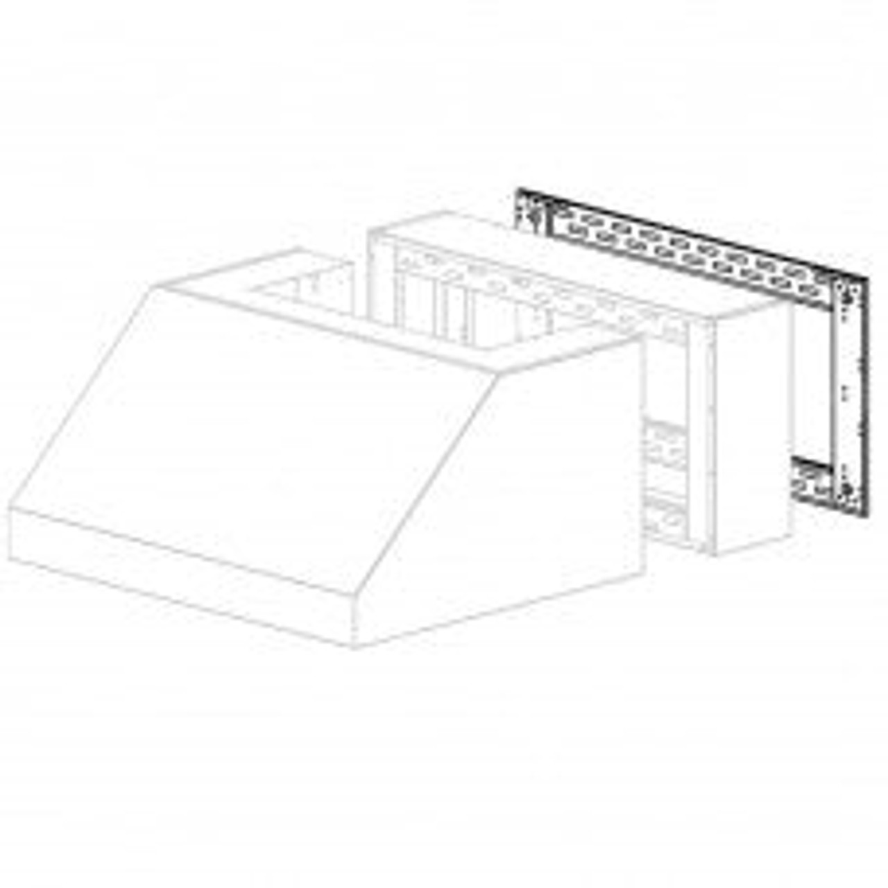 Summerset 1/2 Inch Mounting Template for 60 Inch Vent Hood - SSVH-60-SPT