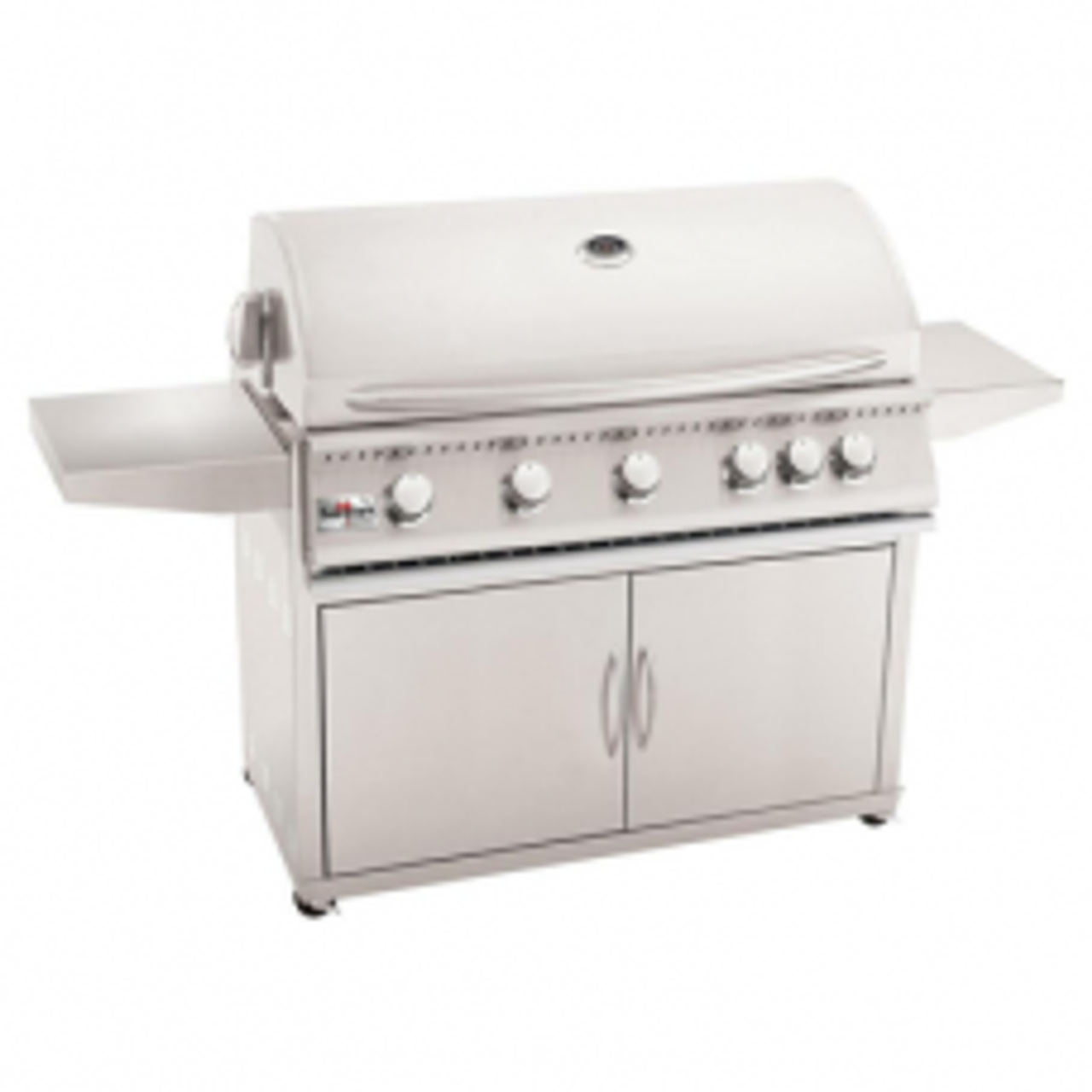 Summerset Sizzler - 40-Inch 5-Burner Freestanding Grill - Liquid Propane Gas with Rear Infrared Burner - SIZ40-LP + CART-SIZ40