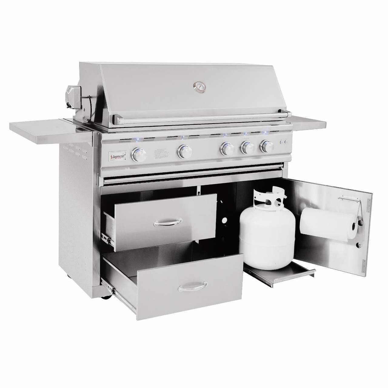 Summerset TRLD - 44-Inch 4-Burner Built-In Grill - Natural Gas - TRLD44-NG