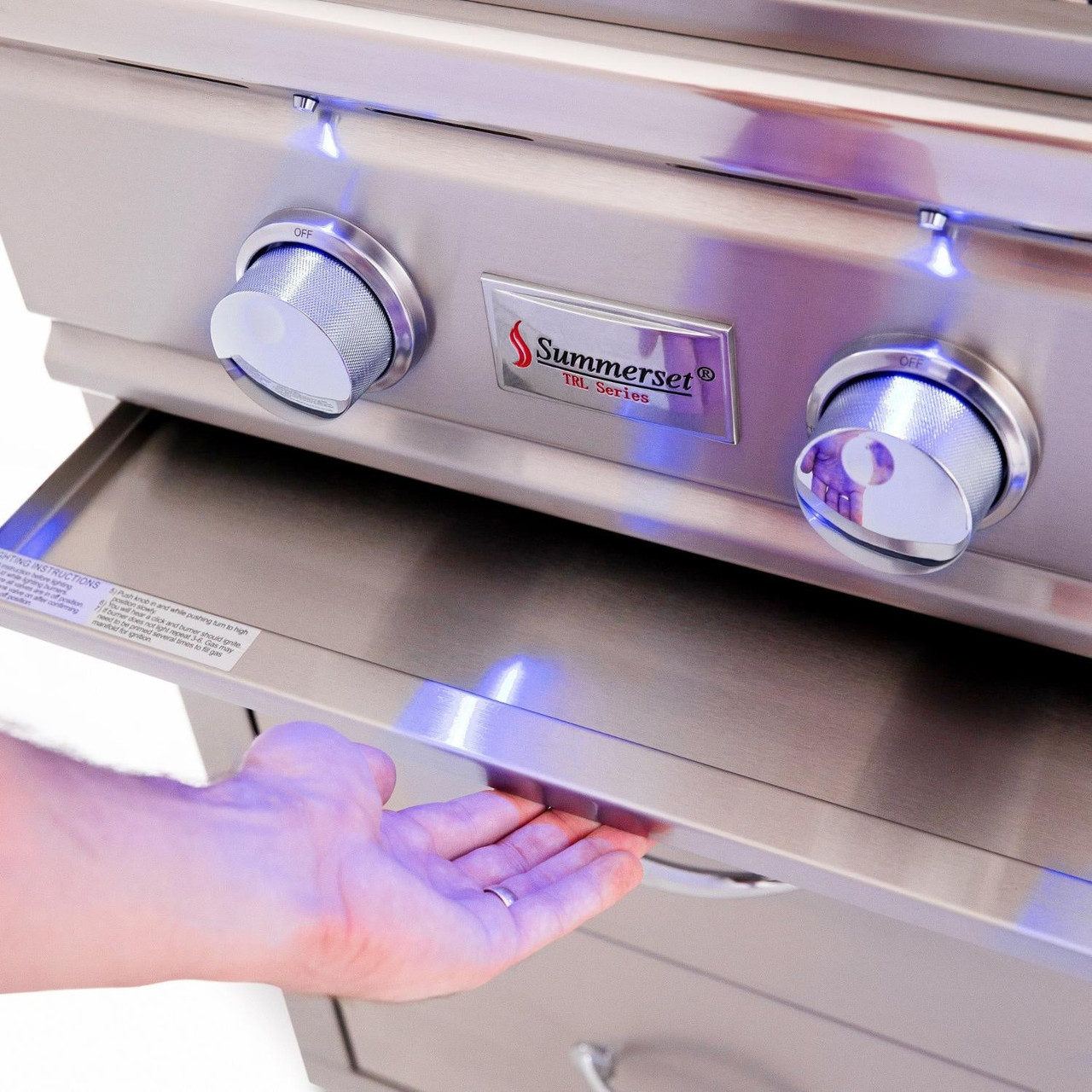 Summerset TRLD - 44-Inch 4-Burner Built-In Grill - Natural Gas - TRLD44-NG