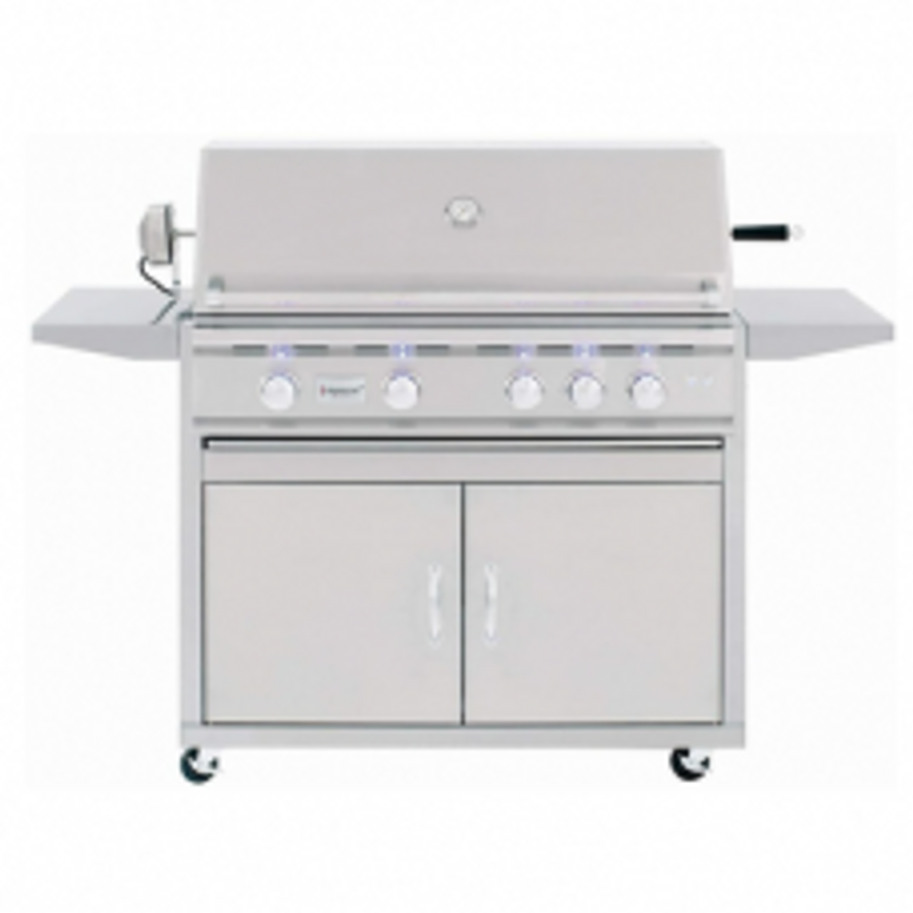 Summerset TRL - 38-Inch 4-Burner Freestanding Grill with Rotisserie - Liquid Propane Gas - TRL38-LP + CART-TRL38