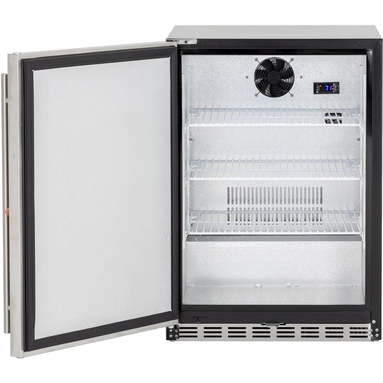 Summerset 5.3c Deluxe Outdoor Rated Fridge Right to Left Opening - SSRFR-24D-R