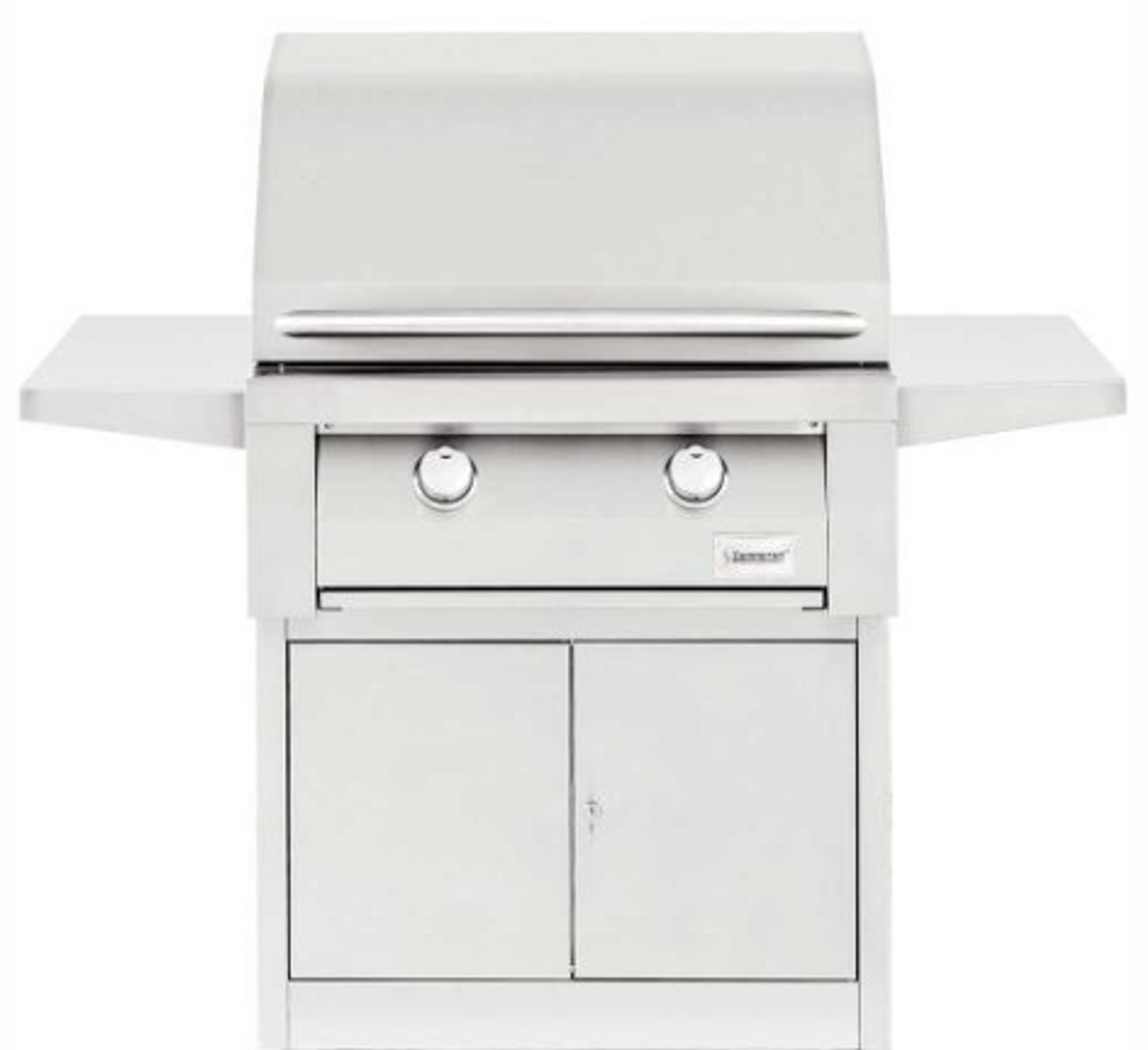 Summerset Builder - 30-Inch 2-Burner Freestanding Grill on Pedestal - Liquid Propane Gas - SBG30-LP + SBG30-PED