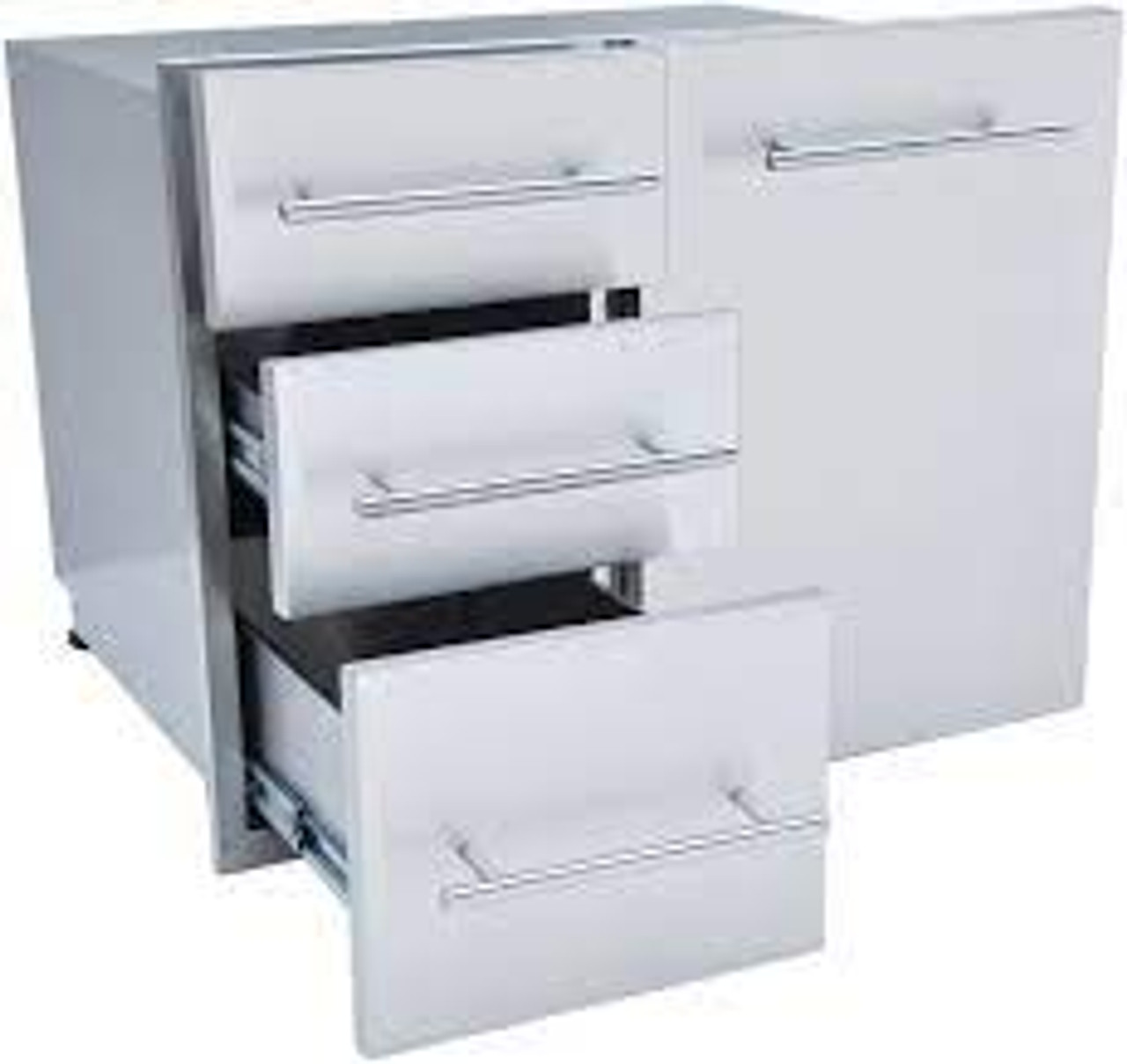 Sunstone Designer Raised Triple Drawer - DE-LPCTD30