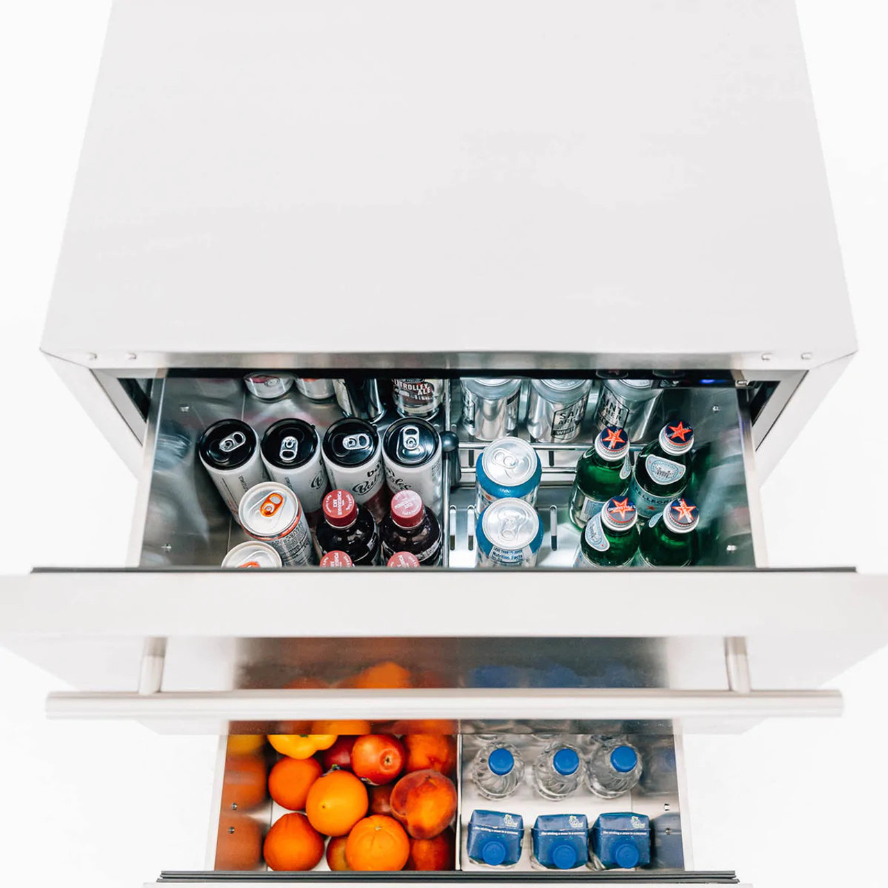 Summerset 5.3c Deluxe Outdoor Rated 2 Drawer Fridge - SSRFR-24DR2