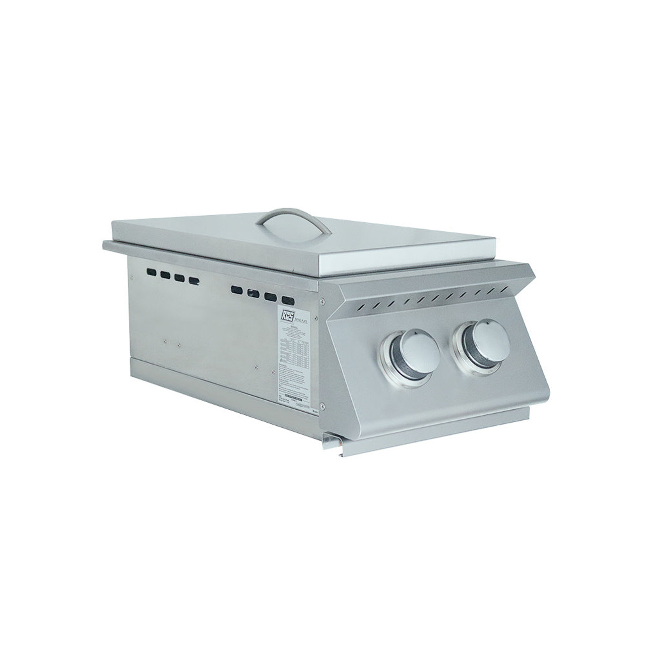 RCS Premier Double Side Burner, Slide in Liquid Propane Gas - RJCSSBLP