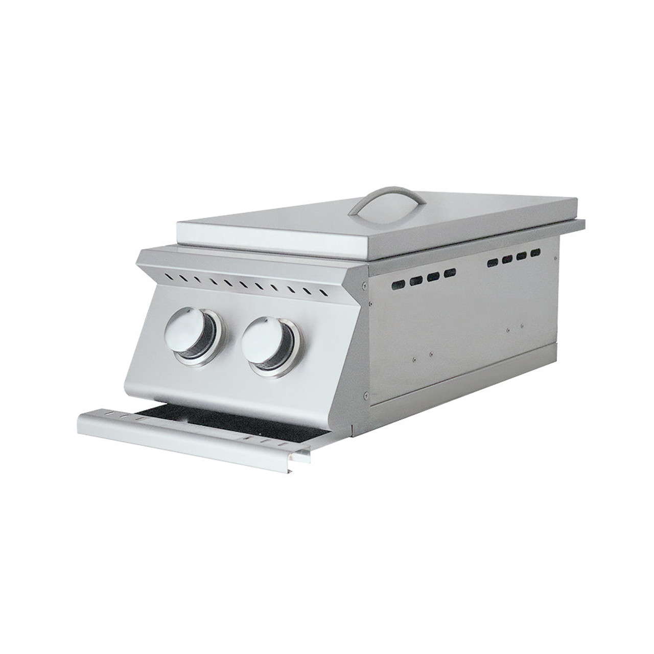 RCS Premier Double Side Burner, Slide in Liquid Propane Gas - RJCSSBLP