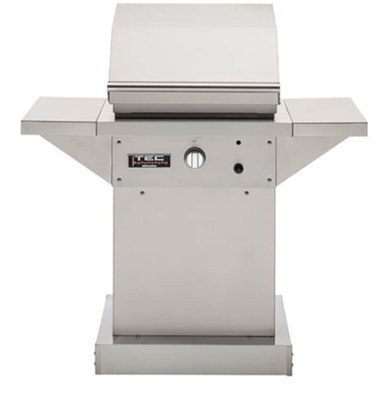 TEC Patio FR - 26-Inch 1-Burner Freestanding Infrared Grill with Stainless Pedestal - Liquid Propane Gas - PFR1LPPEDS