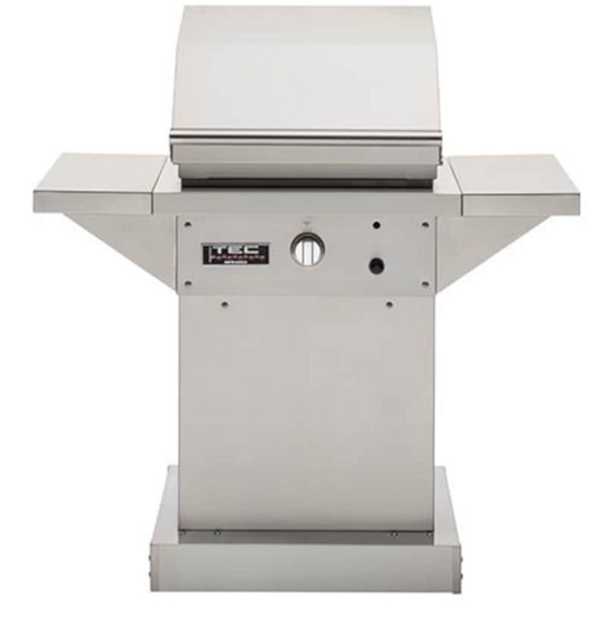 TEC Patio FR - 26-Inch 1-Burner Freestanding Infrared Grill with Stainless Pedestal - Liquid Propane Gas - PFR1LPPEDS