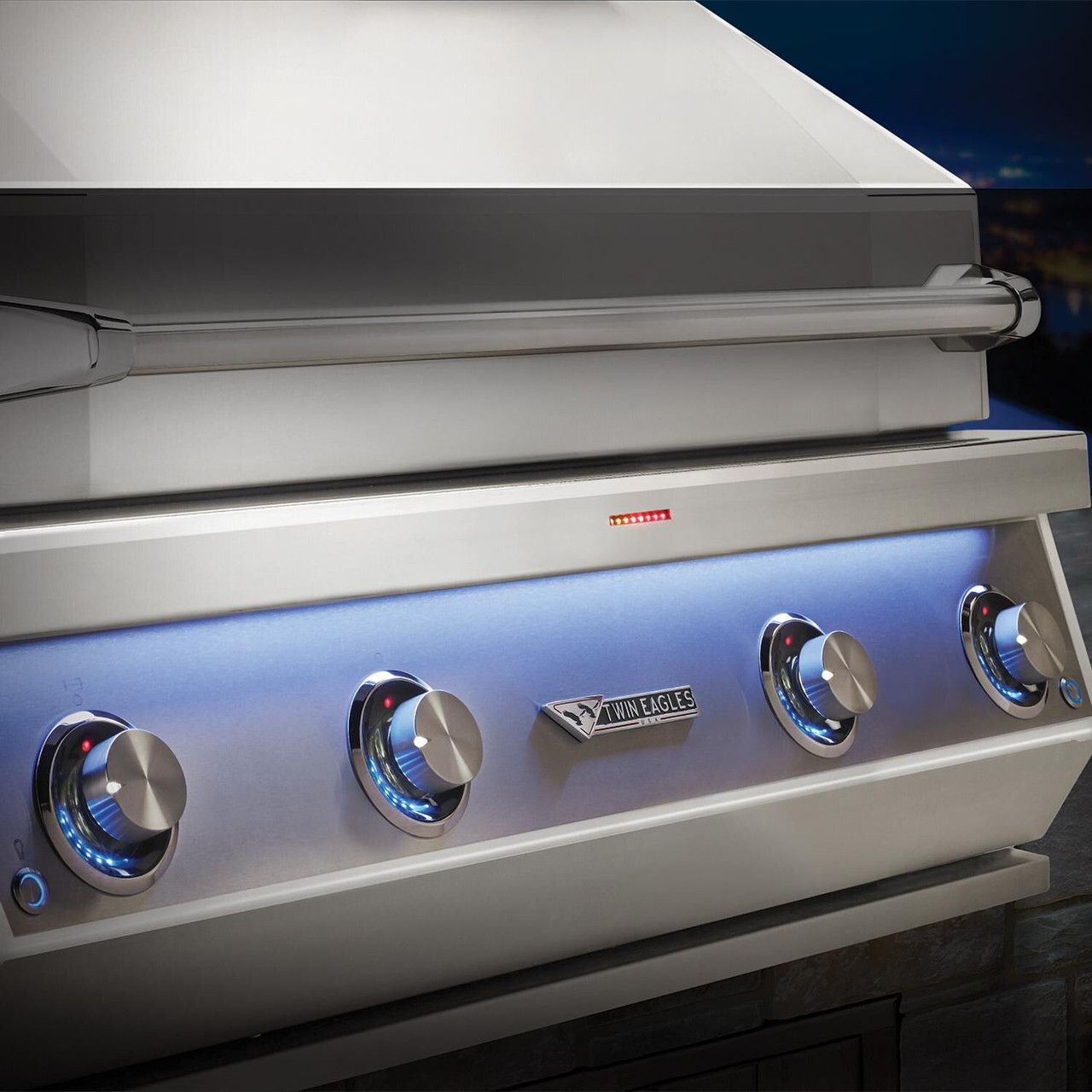 Twin Eagles Eagle One - 42-Inch 3-Burner Built-In Grill - Natural Gas - TE1BQ42RS-N