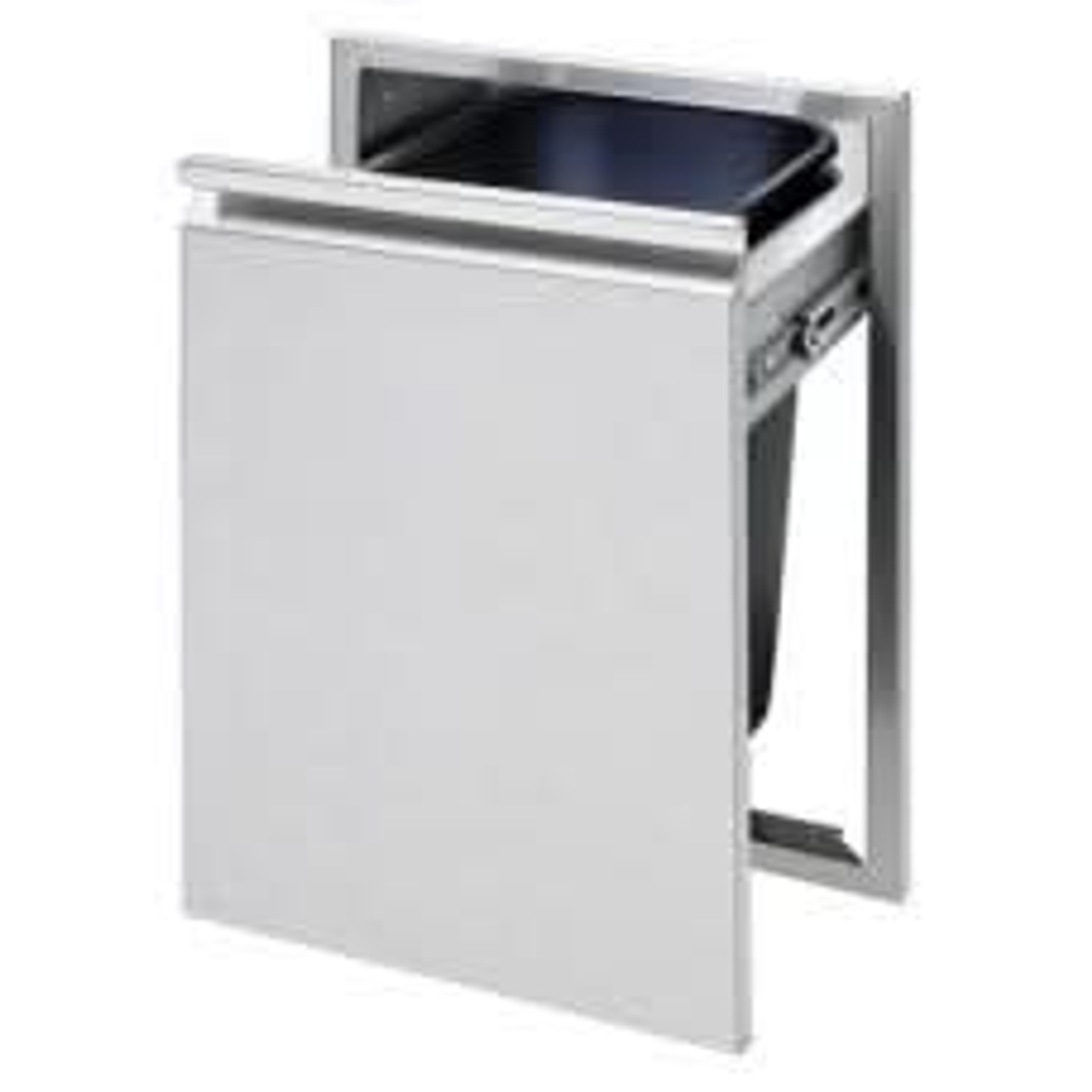 Twin Eagles 18 Inch Roll Out Stainless Steel Trash Bin - TETD18T-B