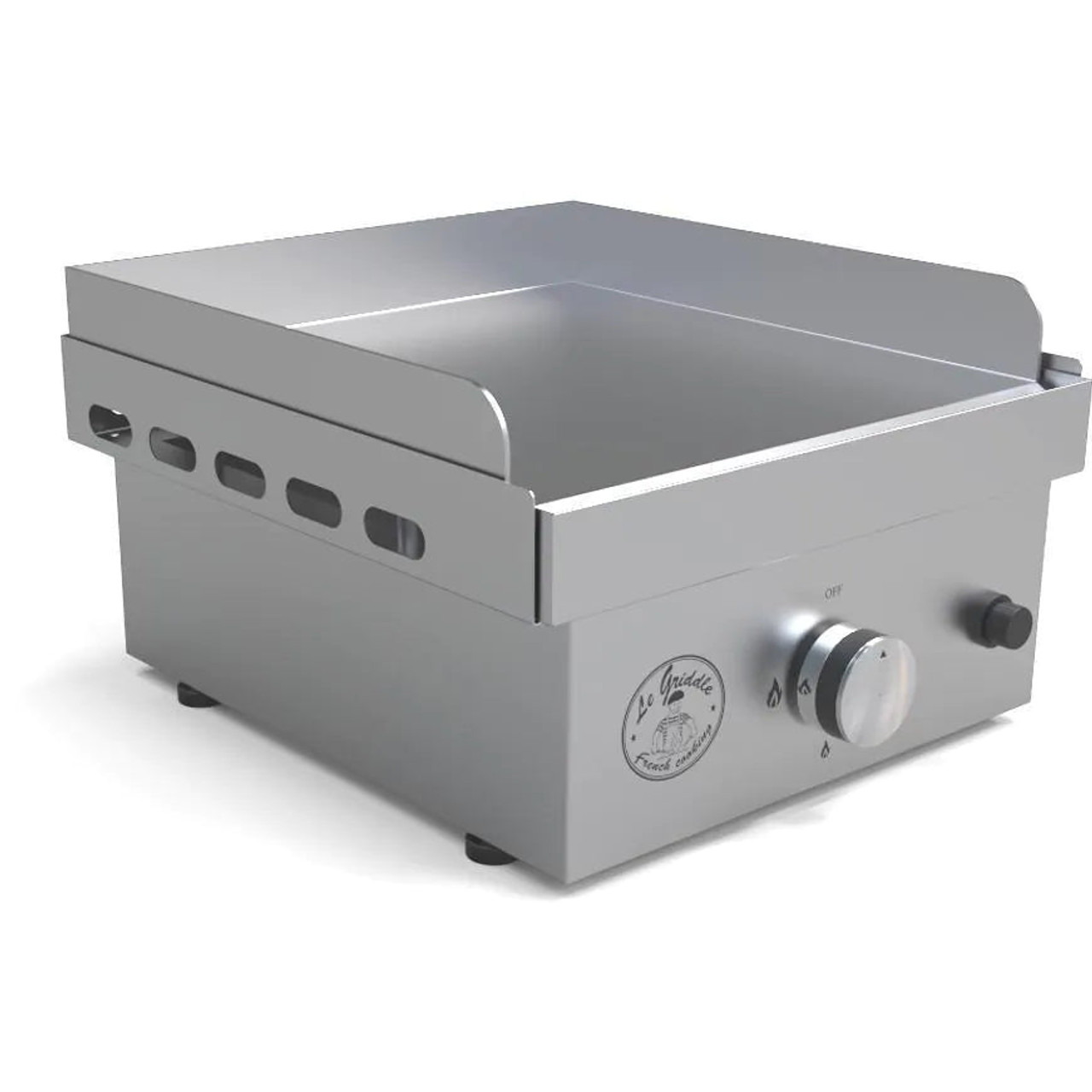 Le Griddle Wee - 16-Inch 1-Burner Built-In / Countertop Griddle - Liquid Propane Gas - GFE40
