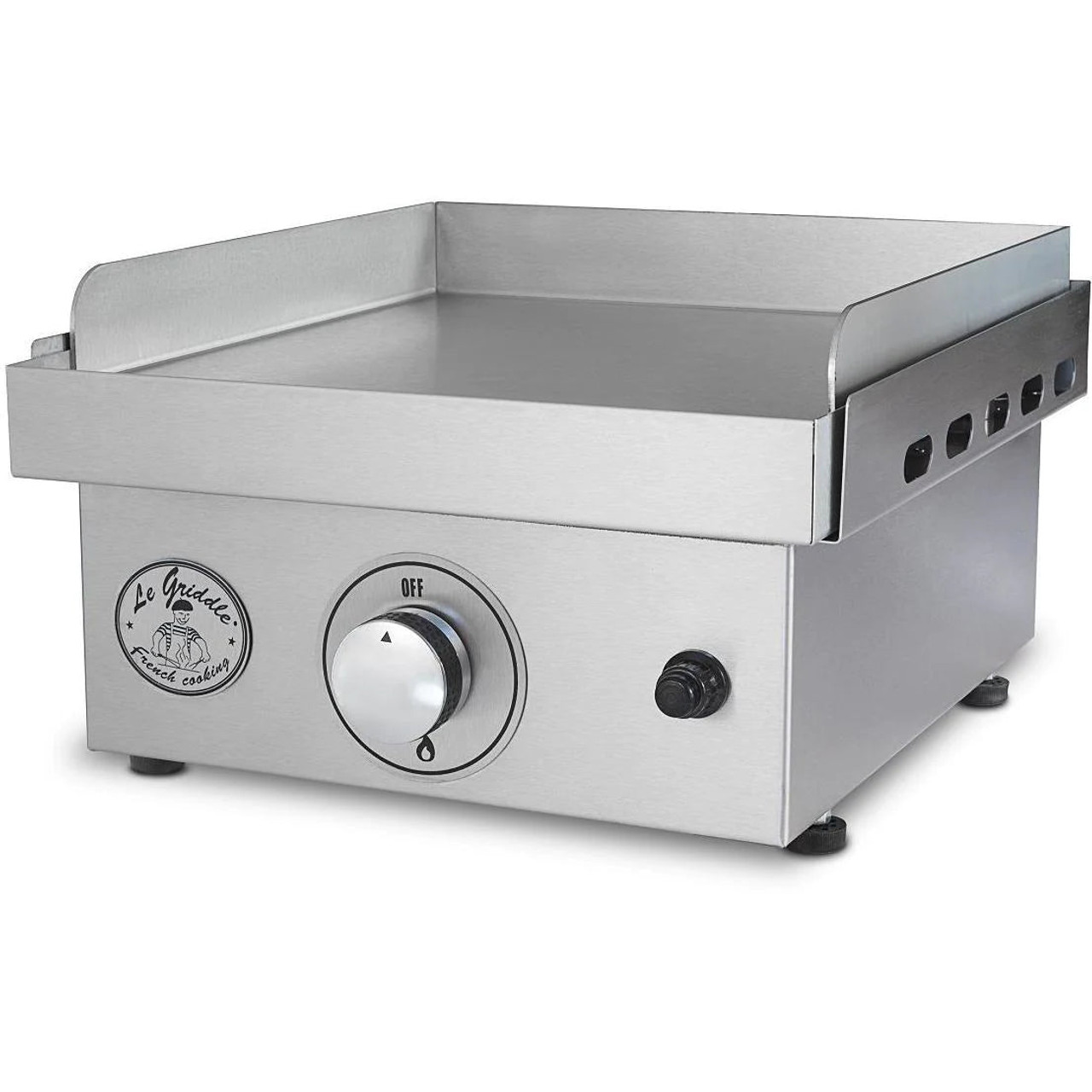 Le Griddle Wee - 16-Inch 1-Burner Built-In / Countertop Griddle - Liquid Propane Gas - GFE40