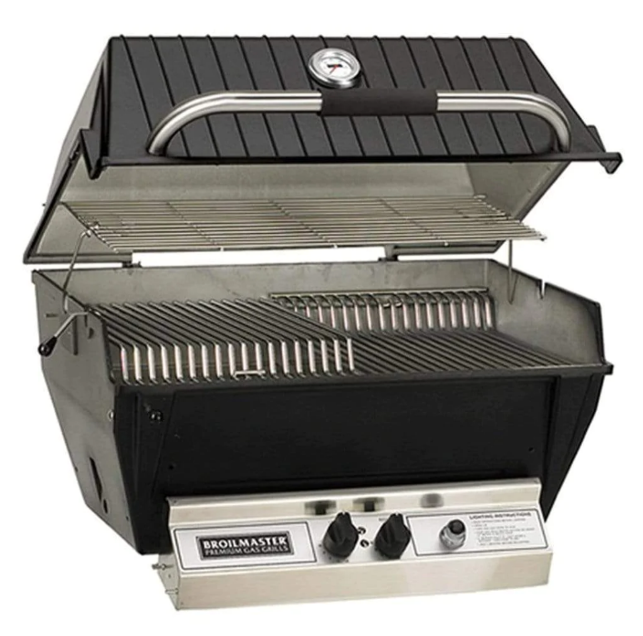 Broilmaster Premium Series - 27-Inch 2-Burner Built-In Grill - Natural Gas - P3XFN