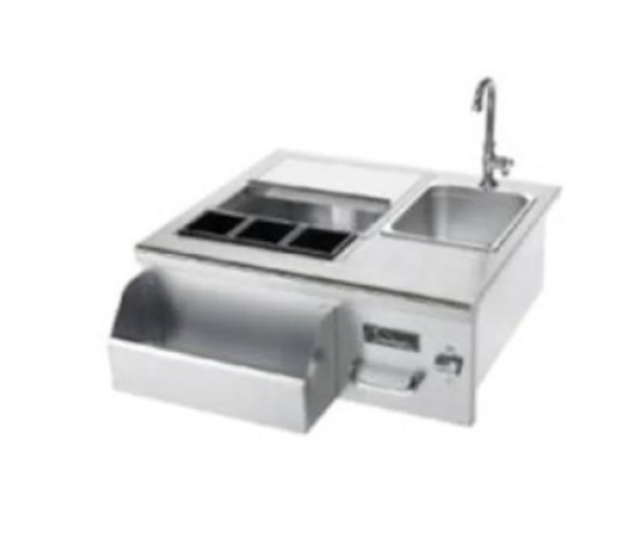 Sole Gourmet Stainless Steel Bar Tender Sinks And Cooler - BT30