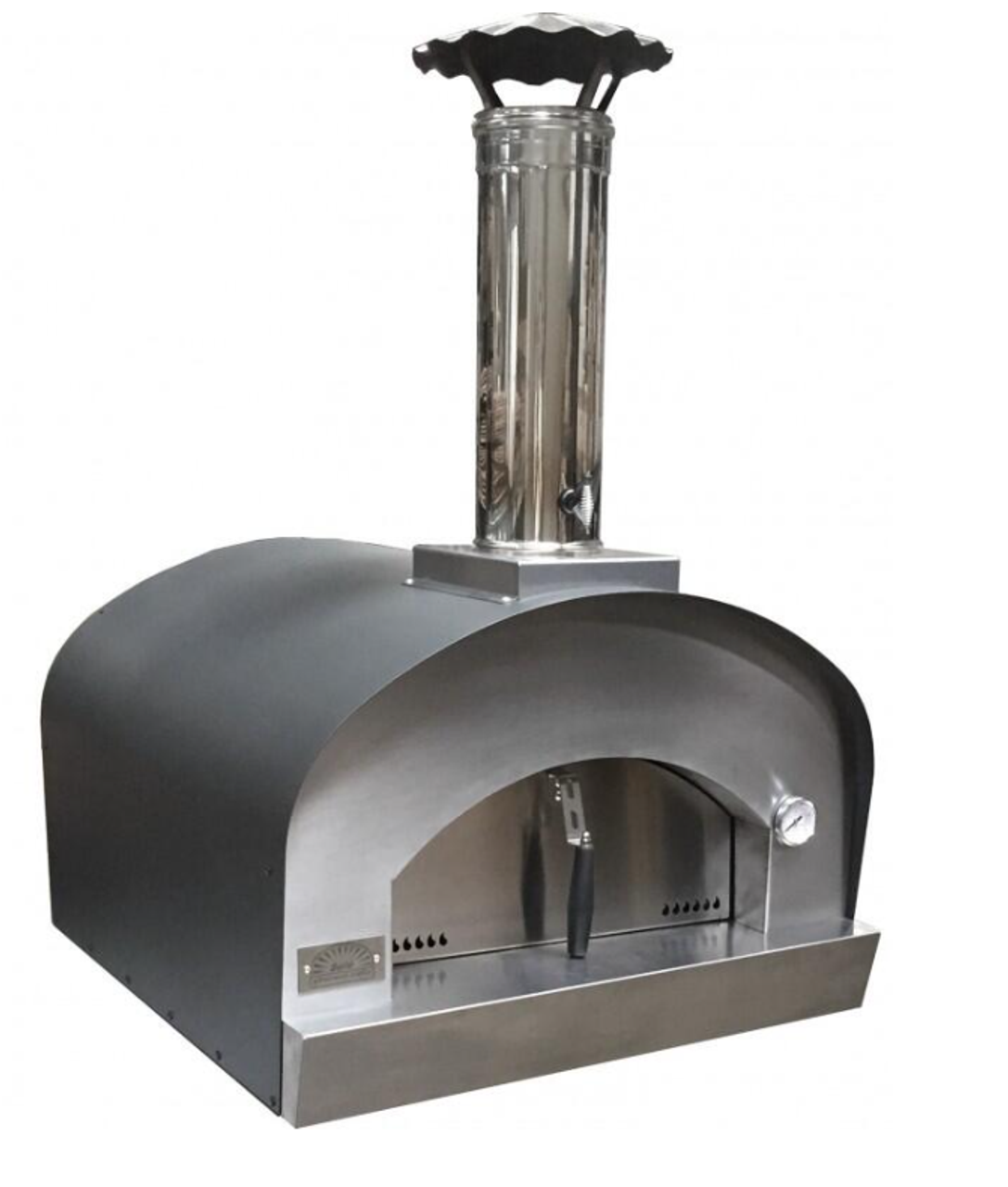 Sole Gourmet Italia - 24-Inch Countertop Outdoor Pizza Oven - Wood Fired - ITALIA2424-RF